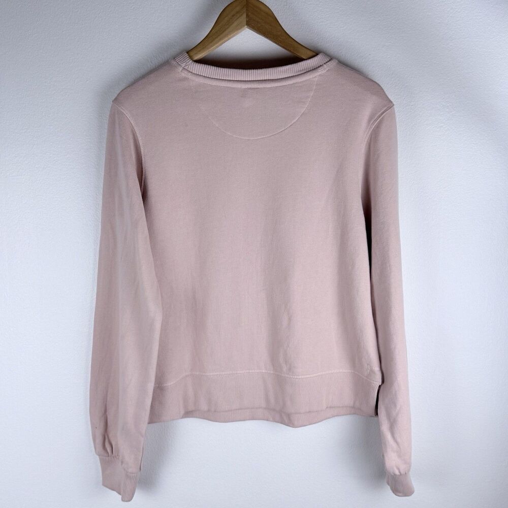 Anthropologie Embellished Pink Bow Beaded Sweatshirt NWT - Picture 9 of 16